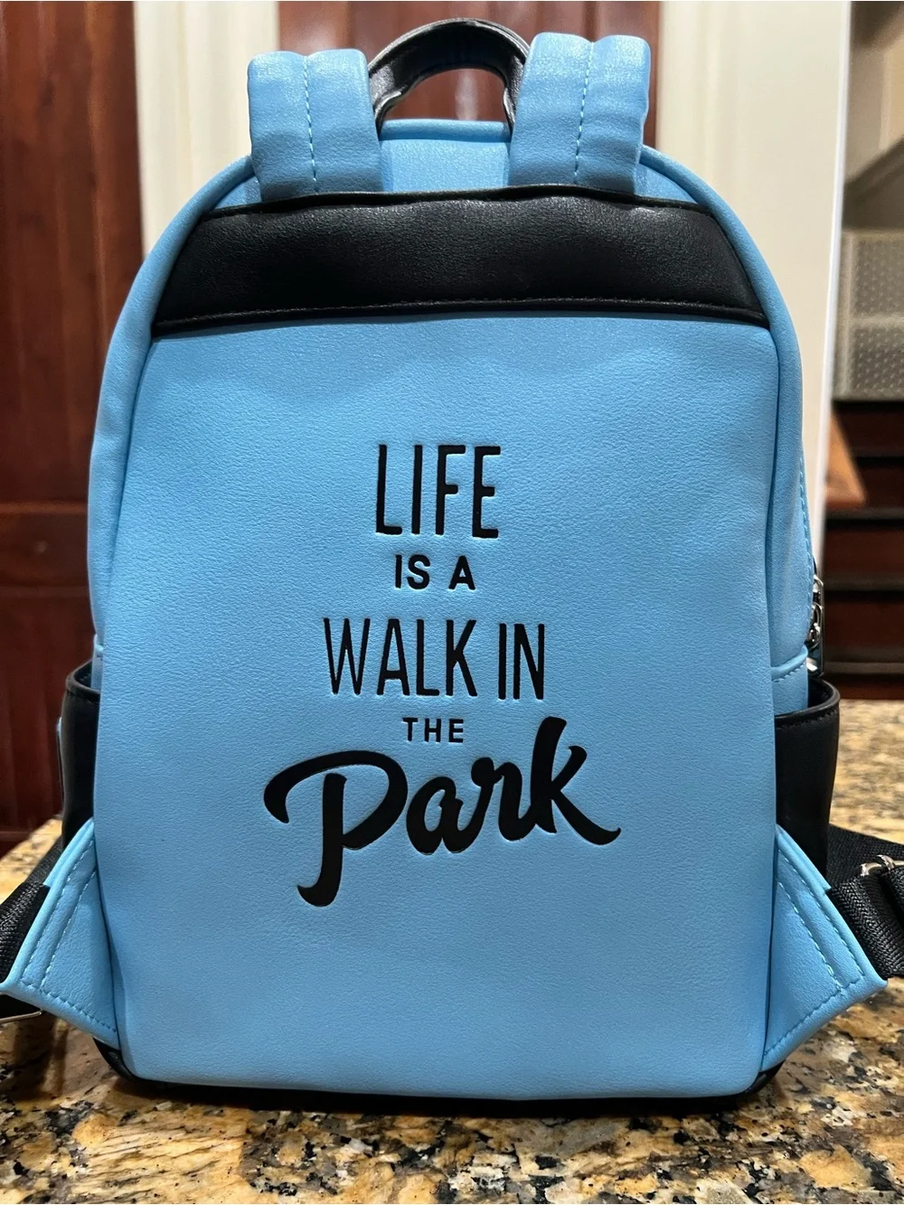 Loungefly Blue Multi-Character Puppy Mini Backpack